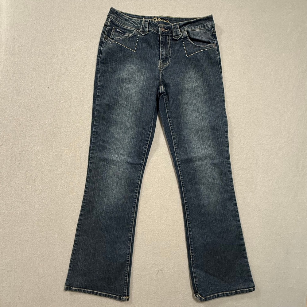 Flavor by Bubblegum Stretch Dark‎ Wash Denim Blue Jeans Women Size 10